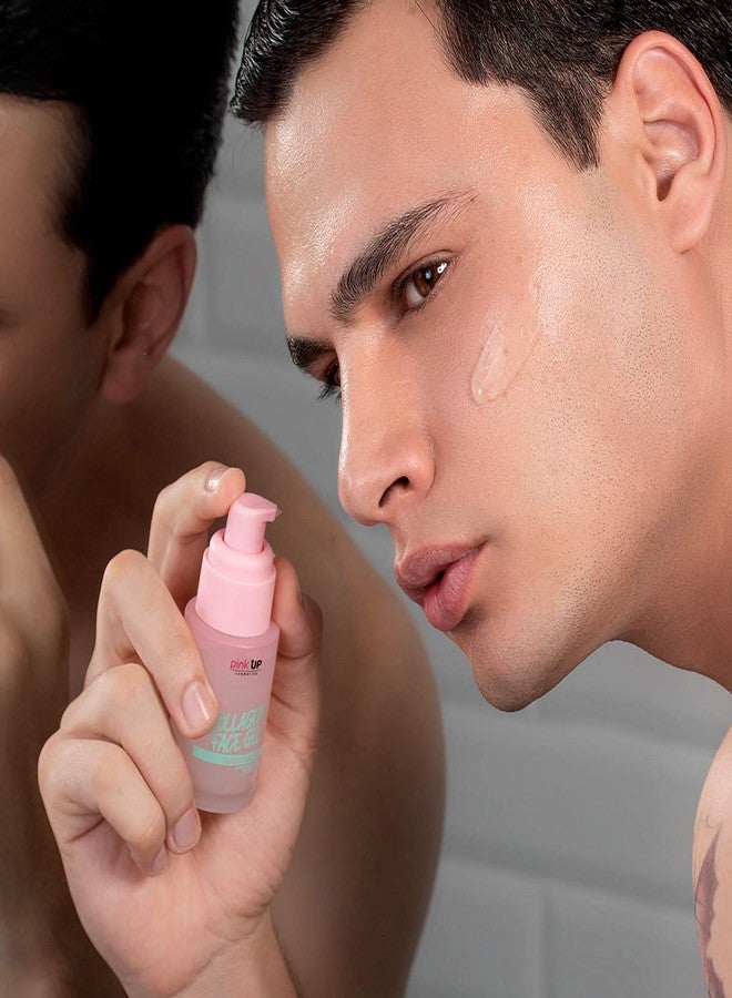 PINK UP Collagen Face Gel | Collagen Serum For Face | Reduces expression lines | Firms facial skin | Dalays the sings of aging | Maximum hydration | Model PKS09 - Image 4